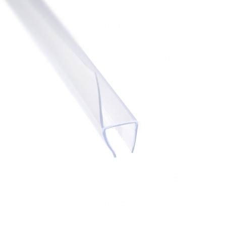 Uszczelka PVC z piórkiem kątowa 135 stopni 16 mm, grubość szyby 4&5 mm, 2 m długości, komplet 2 szt., 3