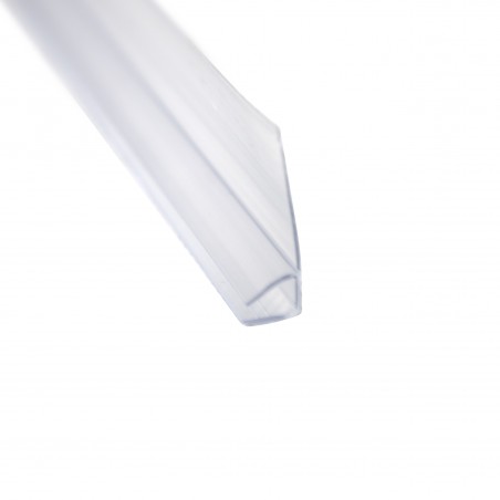 Uszczelka PVC z piórkiem 22 mm, grubość szyby 4&5 mm, 2 m długości, komplet 2 szt., 4
