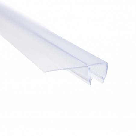 Uszczelka PVC z piórkiem 22 mm, grubość szyby 6 mm, 2 m długości, komplet 2 szt., 4