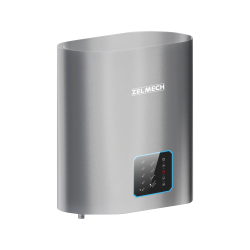 Elektryczny pojemnościowy ogrzewacz wody z podwójnym zbiornikiem 30l, z wyświetlaczem, TENAX SLIM PRO 30SIL ZELMECH