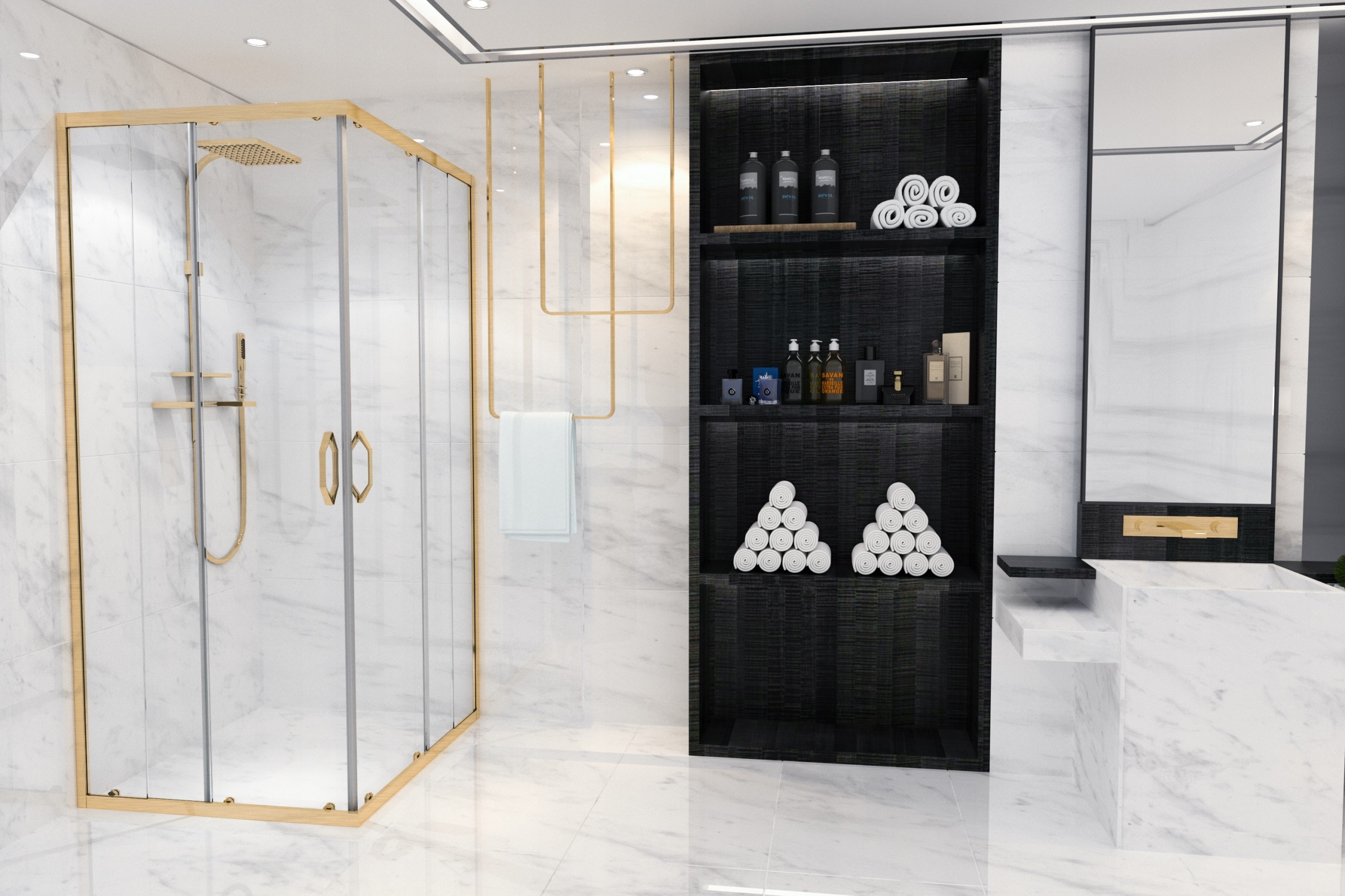 Kabina prysznicowa Durasan FLEXI KW BLACK