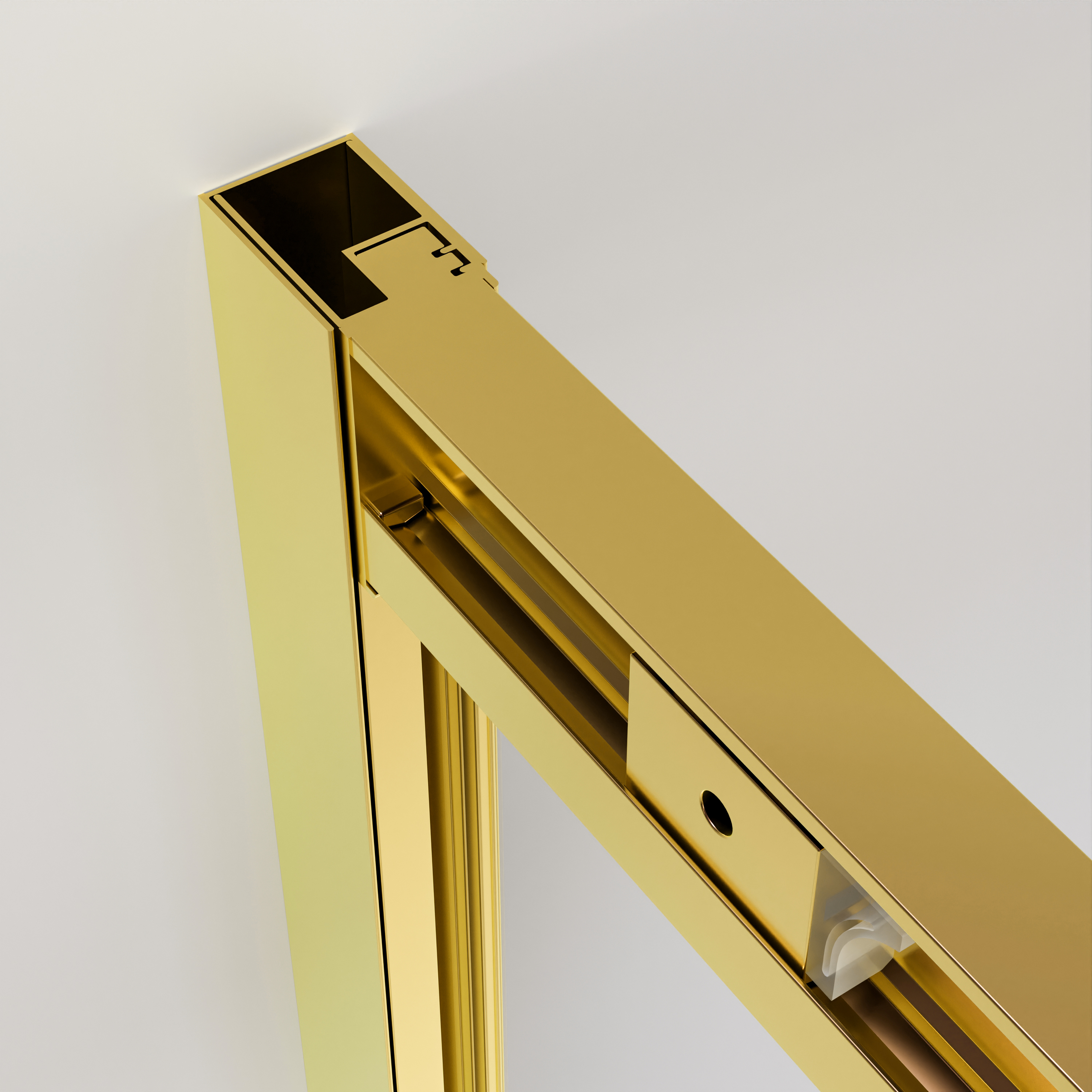 Kabina prysznicowa Flexi regulowana – detale profili aluminiowych