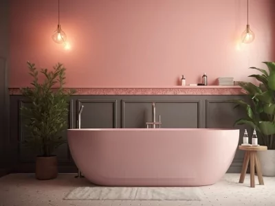 Kolor różowy w łazience, hit czy kit?